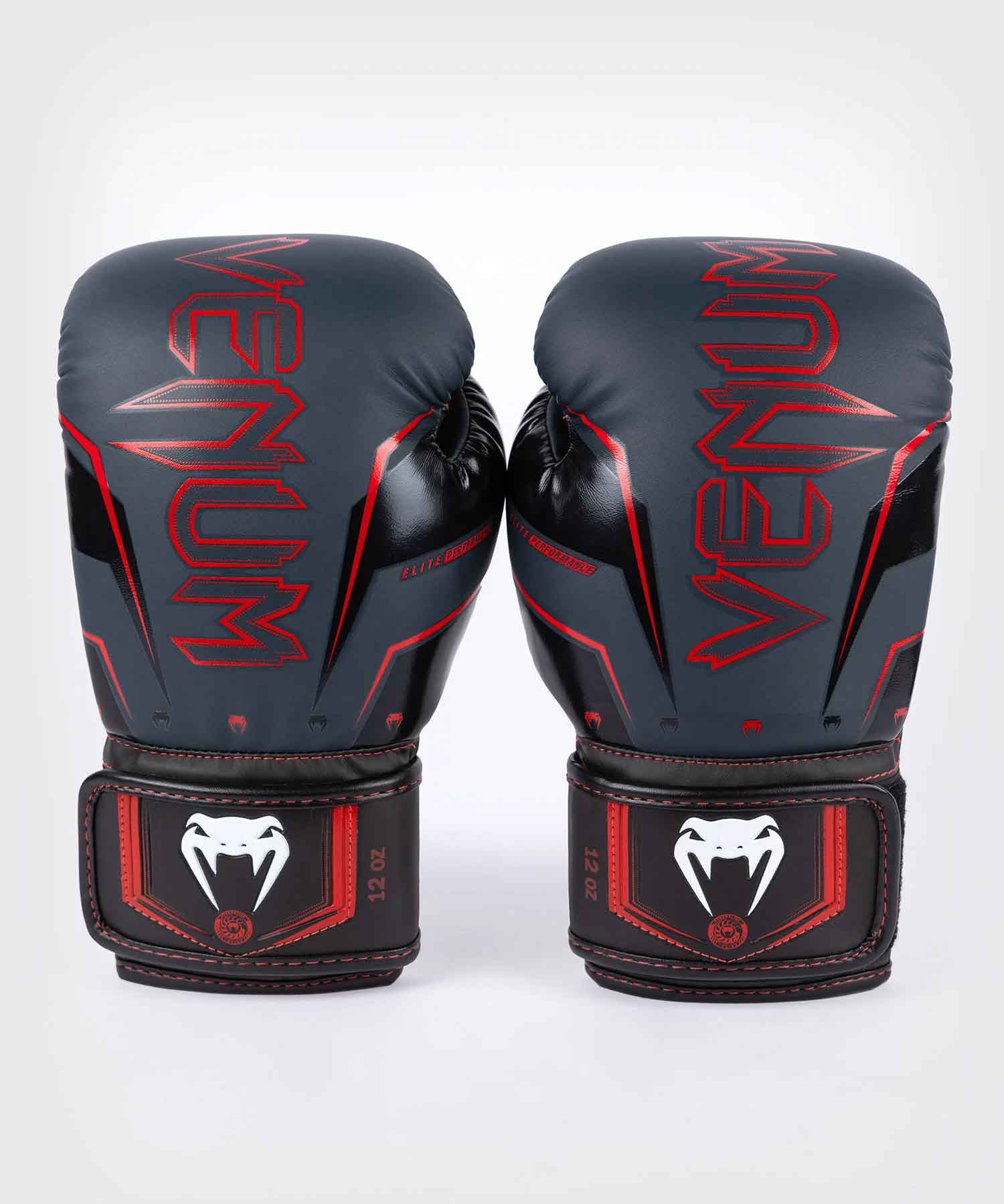 VENUM／ヴェナム　ボクシンググローブ　　Elite Evo Boxing Gloves／エリート エヴォ ボクシンググローブ（ネイビー／黒／レッド）