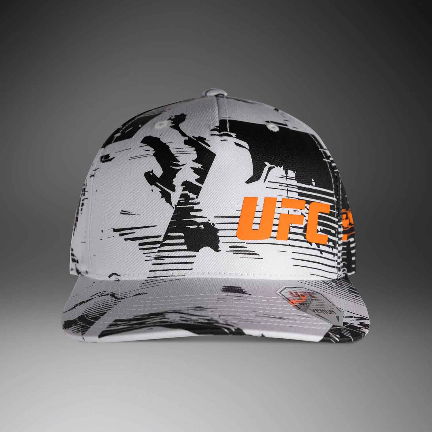 UFC Zenith by Venum Authentic Fight Week Trucker Hat／UFC ゼニス by Venum オーセンティック ファイトウィーク トラッカー キャップ（白／黒／オレンジ）