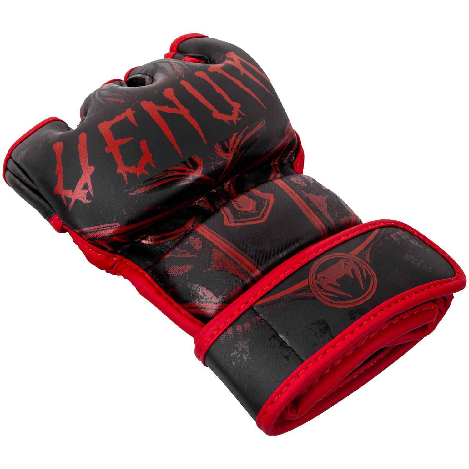 VENUM／ヴェナム　MMAグローブ（オープンフィンガーグローブ）　　GLADIATOR 3.0 MMA GLOVES／グラディエーター 3.0 MMAオープンフィンガーグローブ（黒／赤）