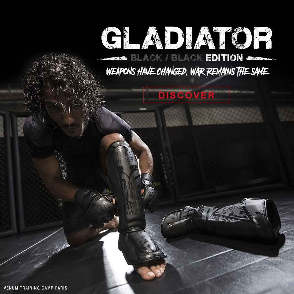 VENUM／ヴェナム　MMAグローブ（オープンフィンガーグローブ）　　GLADIATOR 3.0 MMA GLOVES／グラディエーター 3.0 MMAオープンフィンガーグローブ（黒／赤）