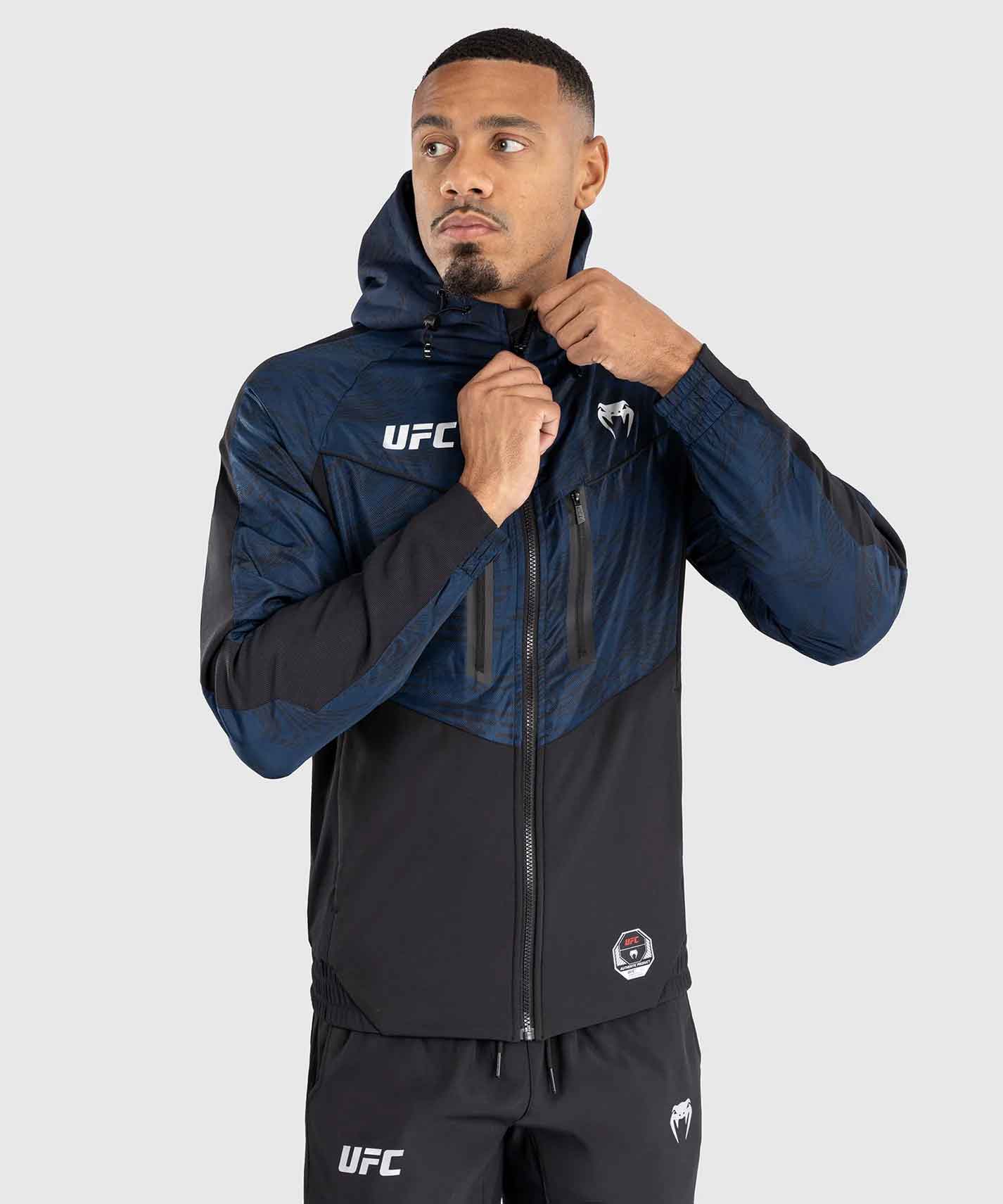VENUM／ヴェナム　パーカー（フーディー）　　UFC Fusion by Venum Fight Week Men’s Zip Hoodie／UFC フュージョン by ヴェナム ファイトウィーク メンズ シップフーディ（オーシャンブルー）