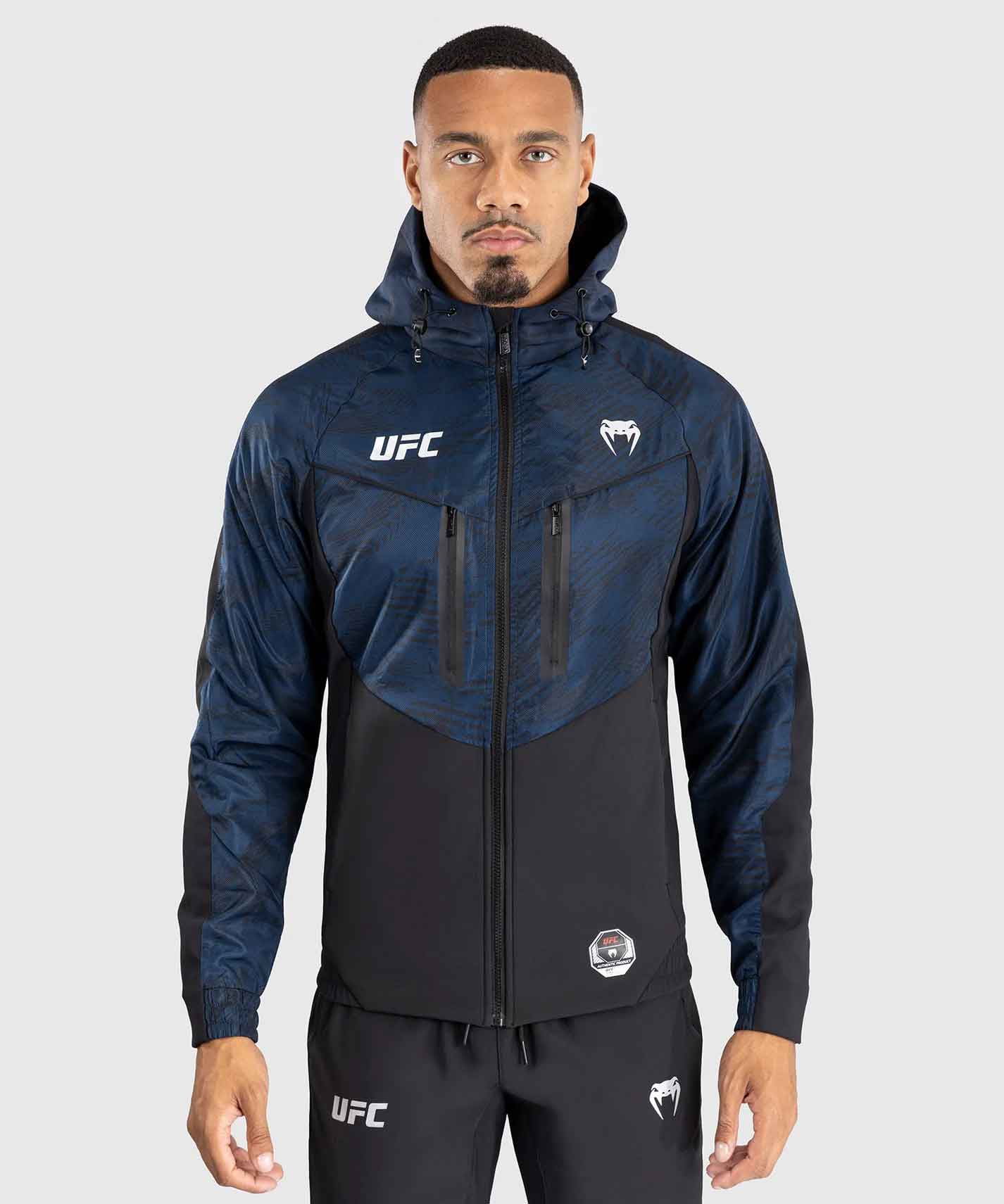VENUM／ヴェナム　パーカー（フーディー）　　UFC Fusion by Venum Fight Week Men’s Zip Hoodie／UFC フュージョン by ヴェナム ファイトウィーク メンズ シップフーディ（オーシャンブルー）