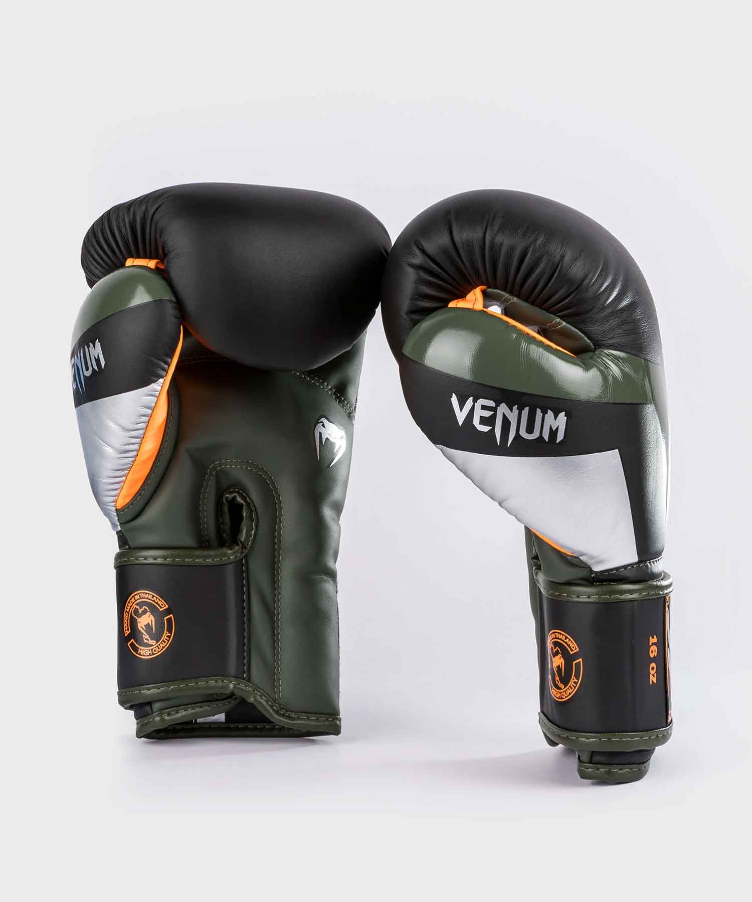 VENUM／ヴェナム　ボクシンググローブ　　Elite Boxing Gloves／エリート ボクシンググローブ（黒／シルバー／カーキ／オレンジ）