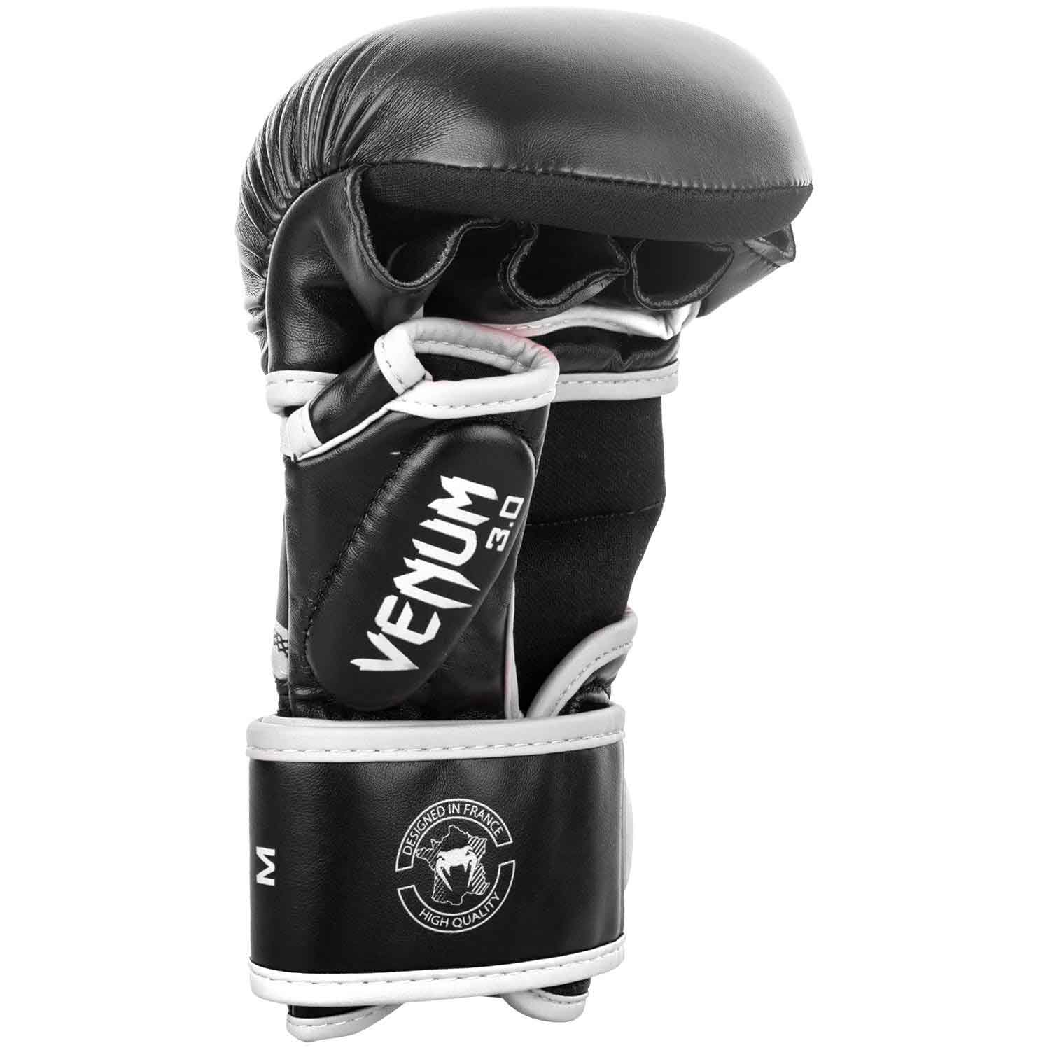 VENUM／ヴェナム　MMAグローブ（オープンフィンガーグローブ）　　CHALLENGER 3.0 SPARRING GLOVES／チャレンジャー 3.0 スパーリンググローブ（黒／白）