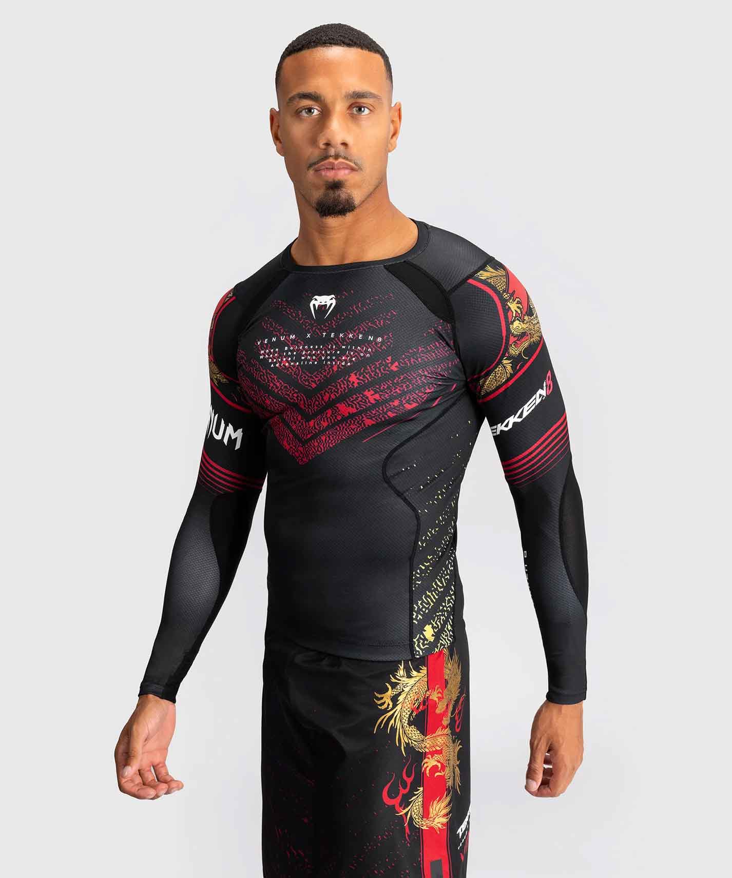 VENUM／ヴェナム　ラッシュガード　　Venum x TEKKEN 8 Marshall Law Rashguard／ヴェナム × 鉄拳8 マーシャル・ロウ ラッシュガード