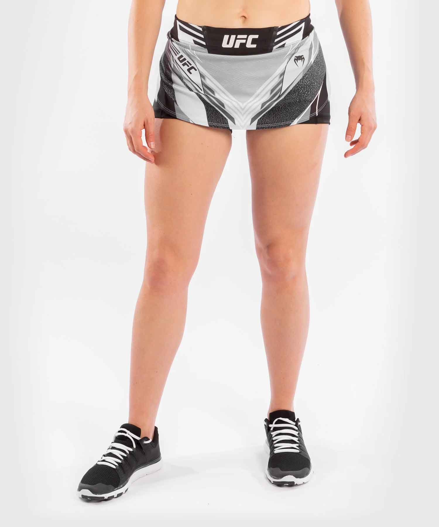 VENUM WOMEN／レディース　ファイトショーツ　　UFC VENUM AUTHENTIC FIGHT NIGHT WOMEN'S SKORT／UFC VENUM オーセンティック ファイトナイト レディース スコート（白／黒）