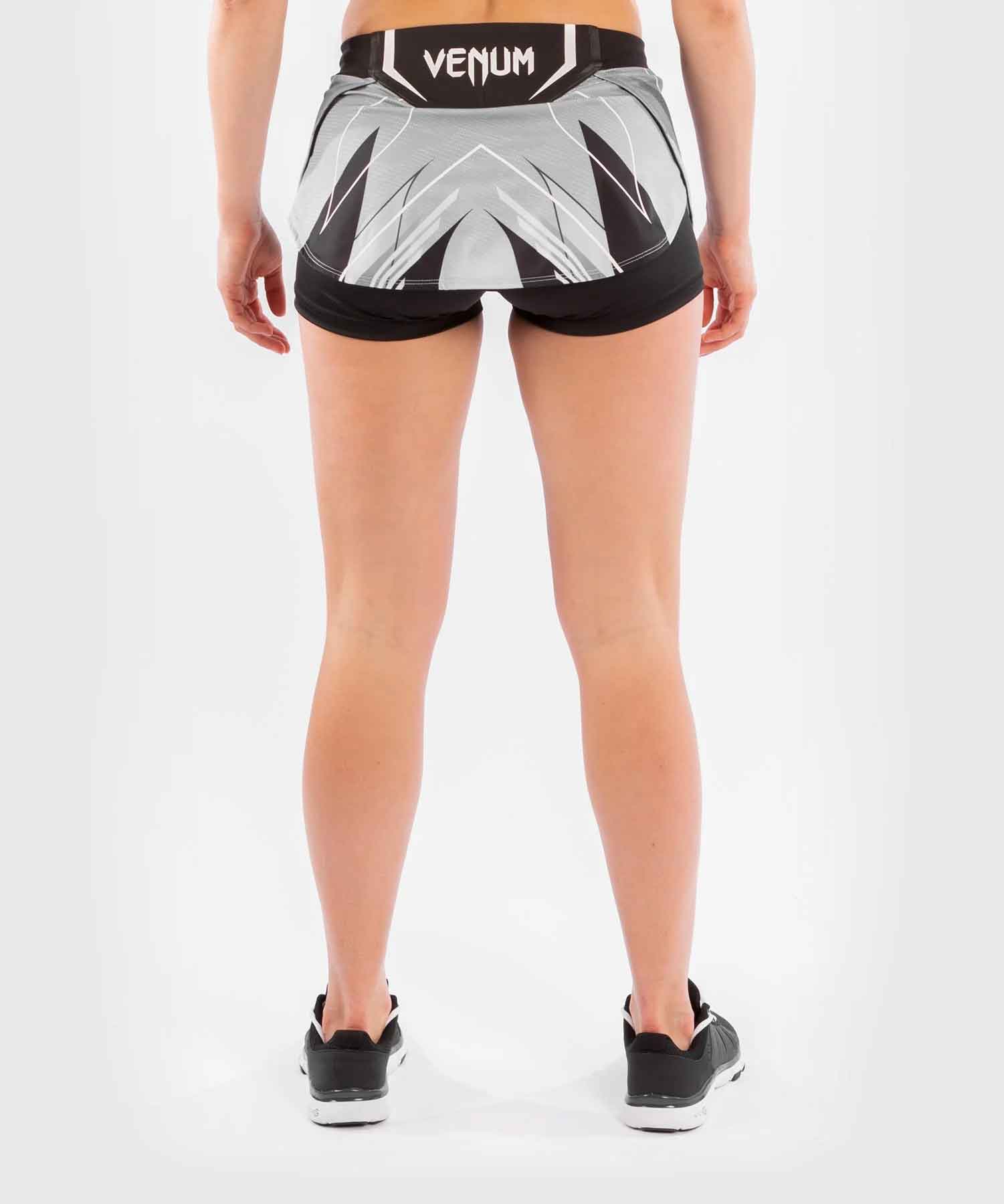 VENUM WOMEN／レディース　ファイトショーツ　　UFC VENUM AUTHENTIC FIGHT NIGHT WOMEN'S SKORT／UFC VENUM オーセンティック ファイトナイト レディース スコート（白／黒）