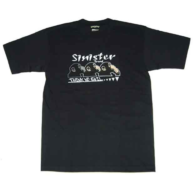 Sinister Brand／シニスターブランド　Tシャツ　　Think No Evil