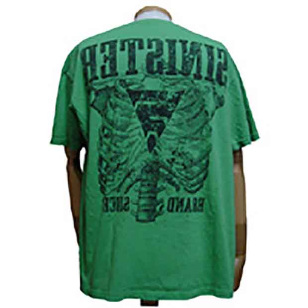 Sinister Brand／シニスターブランド　Tシャツ　　Sinister Rib Cage Tee