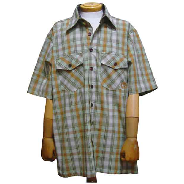 Sinister Brand／シニスターブランド　シャツ　　Farmer Button Up Green