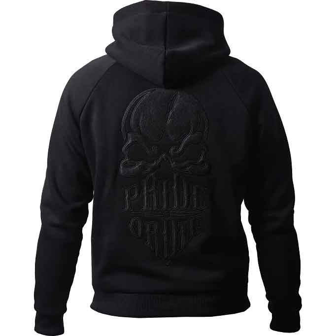 RECKLESS Full Black Sweatshirt／レックレス フルブラック スウェットシャツ（パーカー）