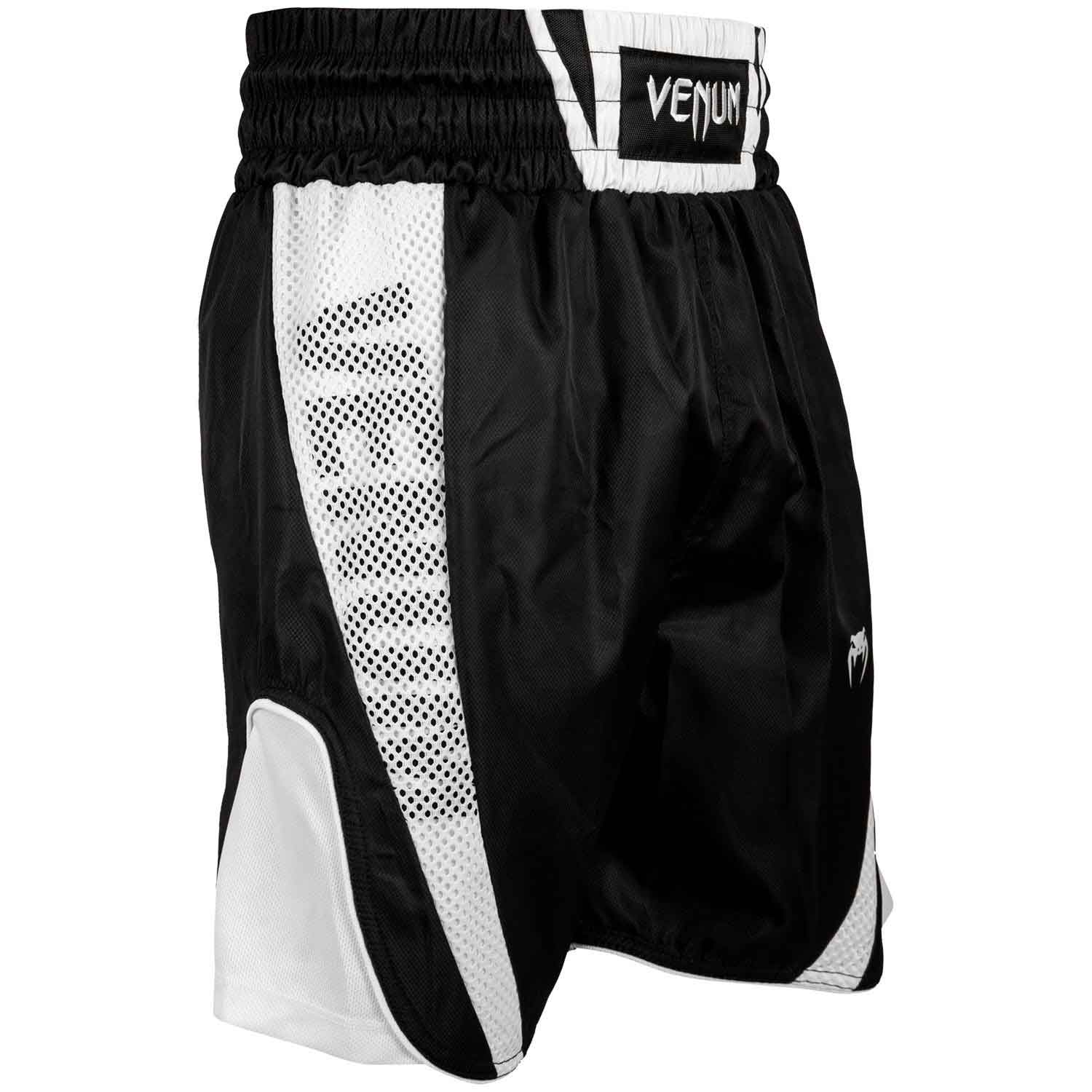 VENUM／ヴェナム　ボクシングショーツ　　ELITE BOXING SHORTS 2018／エリート ボクシングショーツ 2018（黒／白）