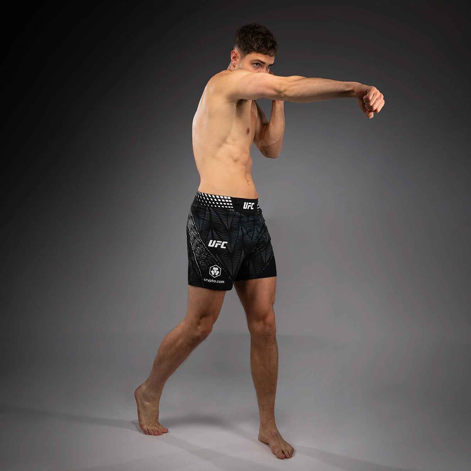 VENUM／ヴェナム　ファイトショーツ　　UFC Zenith by Venum Authentic Fight Night Men's Black Short Fit Short／UFC ゼニス by Venum オーセンティック ファイトナイト メンズ ブラック ファイトショーツ ショートフィット