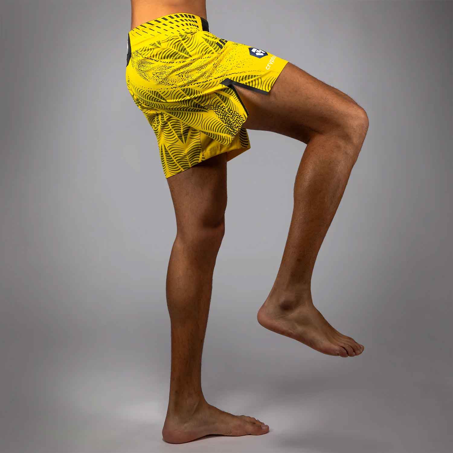 VENUM／ヴェナム　ファイトショーツ　　UFC Zenith by Venum Authentic Fight Night Men's Yellow Short Fit Short／UFC ゼニス by Venum オーセンティック ファイトナイト メンズ イエロー ファイトショーツ ショートフィット