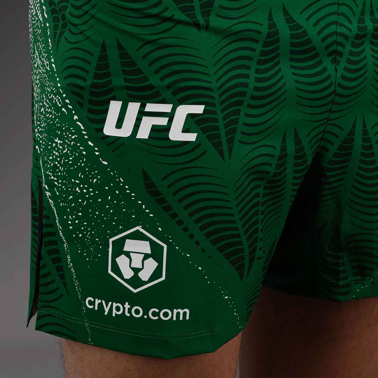 VENUM／ヴェナム　ファイトショーツ　　UFC Zenith by Venum Authentic Fight Night Men's Green Short Fit Short／UFC ゼニス by Venum オーセンティック ファイトナイト メンズ グリーン ファイトショーツ ショートフィット