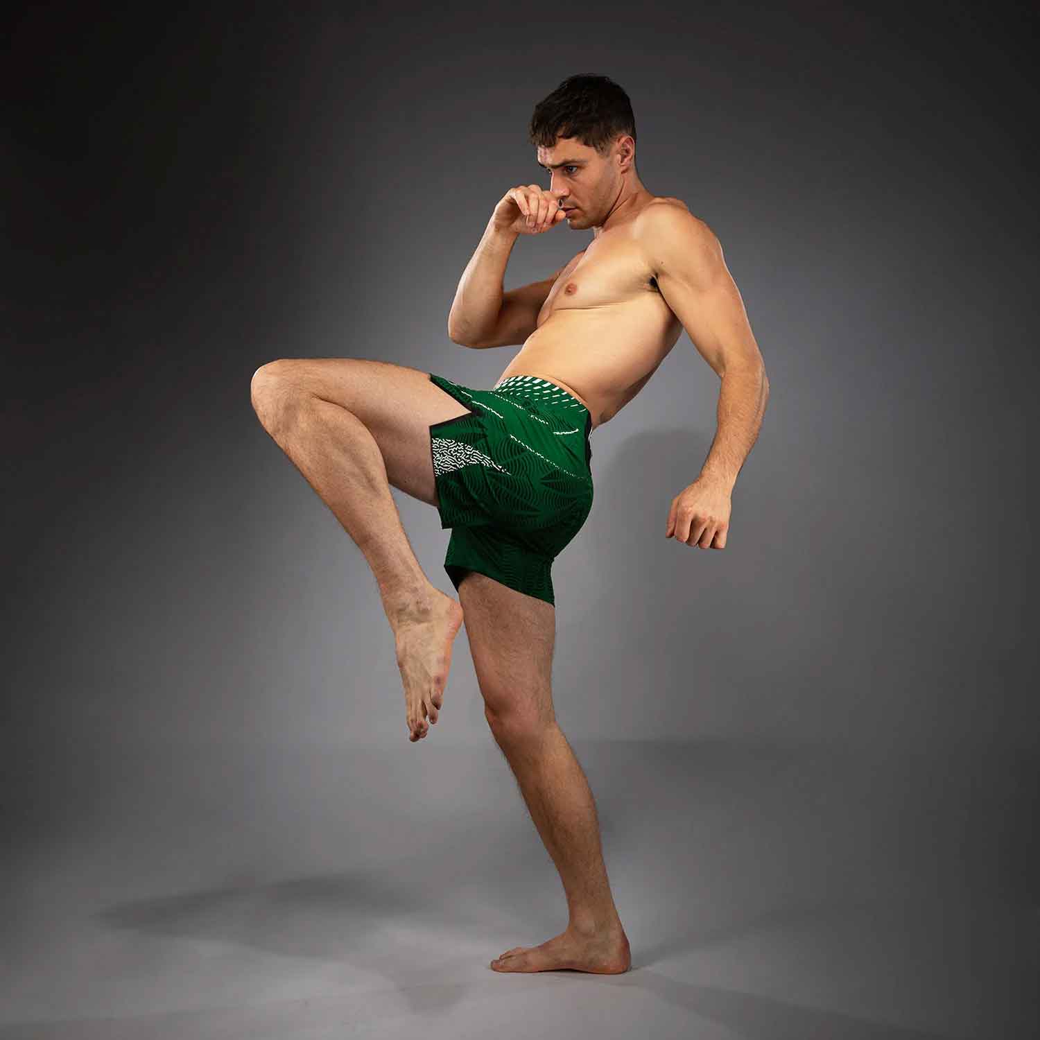 VENUM／ヴェナム　ファイトショーツ　　UFC Zenith by Venum Authentic Fight Night Men's Green Short Fit Short／UFC ゼニス by Venum オーセンティック ファイトナイト メンズ グリーン ファイトショーツ ショートフィット