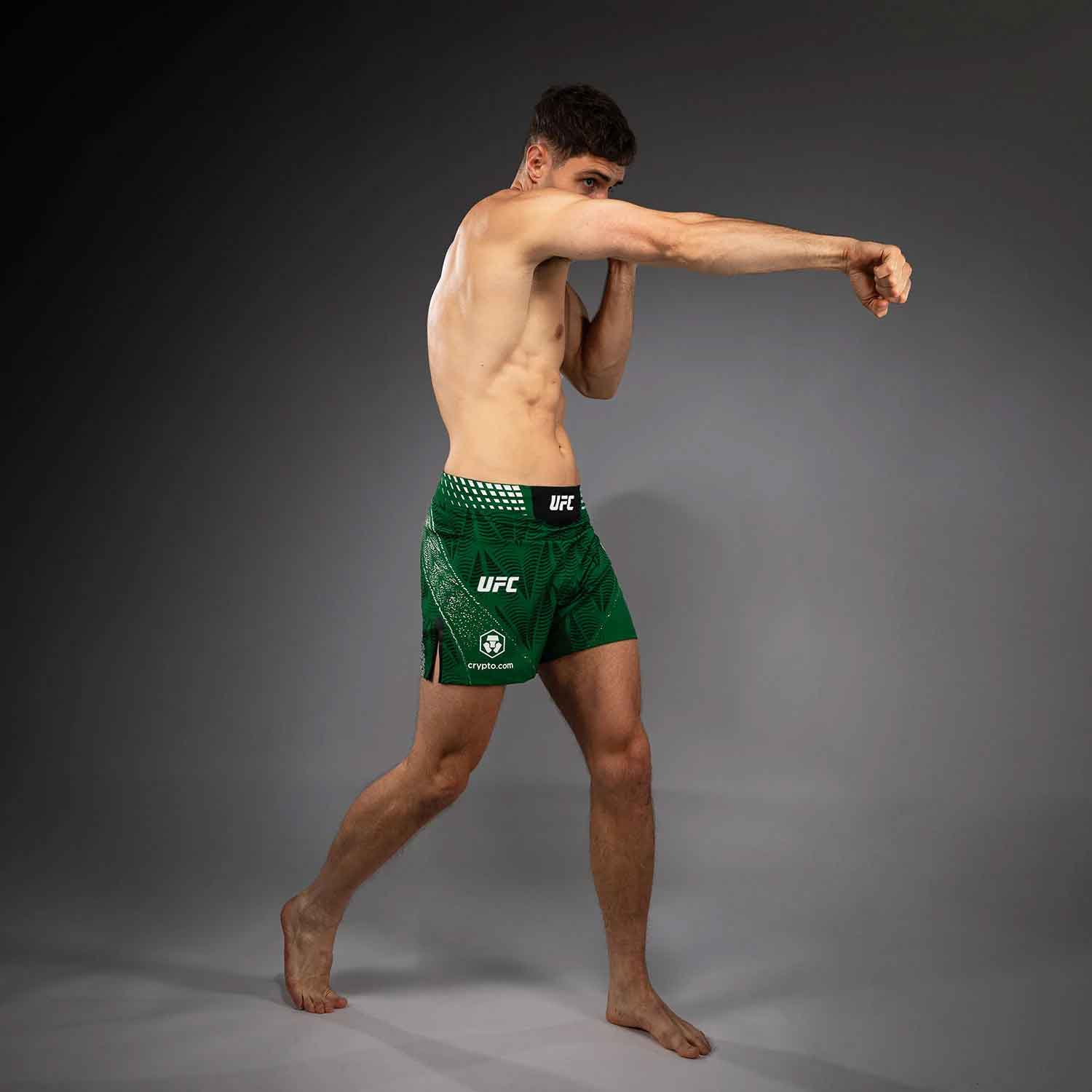 VENUM／ヴェナム　ファイトショーツ　　UFC Zenith by Venum Authentic Fight Night Men's Green Short Fit Short／UFC ゼニス by Venum オーセンティック ファイトナイト メンズ グリーン ファイトショーツ ショートフィット