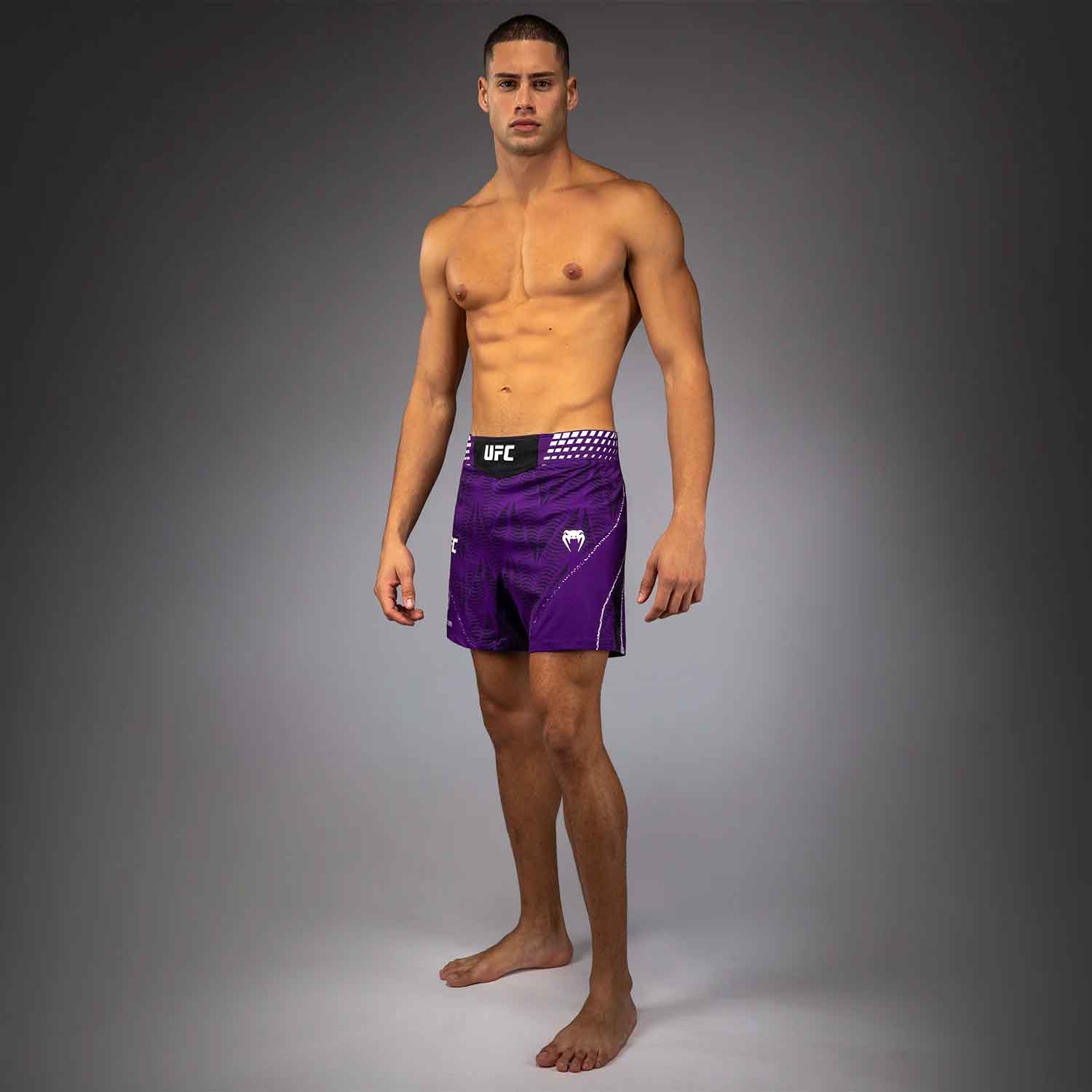 VENUM／ヴェナム　ファイトショーツ　　UFC Zenith by Venum Authentic Fight Night Men's Purple Short Fit Short／UFC ゼニス by Venum オーセンティック ファイトナイト メンズ パープル ファイトショーツ ショートフィット