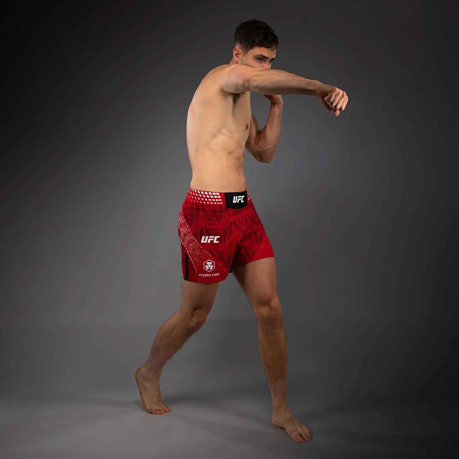 VENUM／ヴェナム　ファイトショーツ　　UFC Zenith by Venum Authentic Fight Night Men's Red Short Fit Short／UFC ゼニス by Venum オーセンティック ファイトナイト メンズ レッド ファイトショーツ ショートフィット