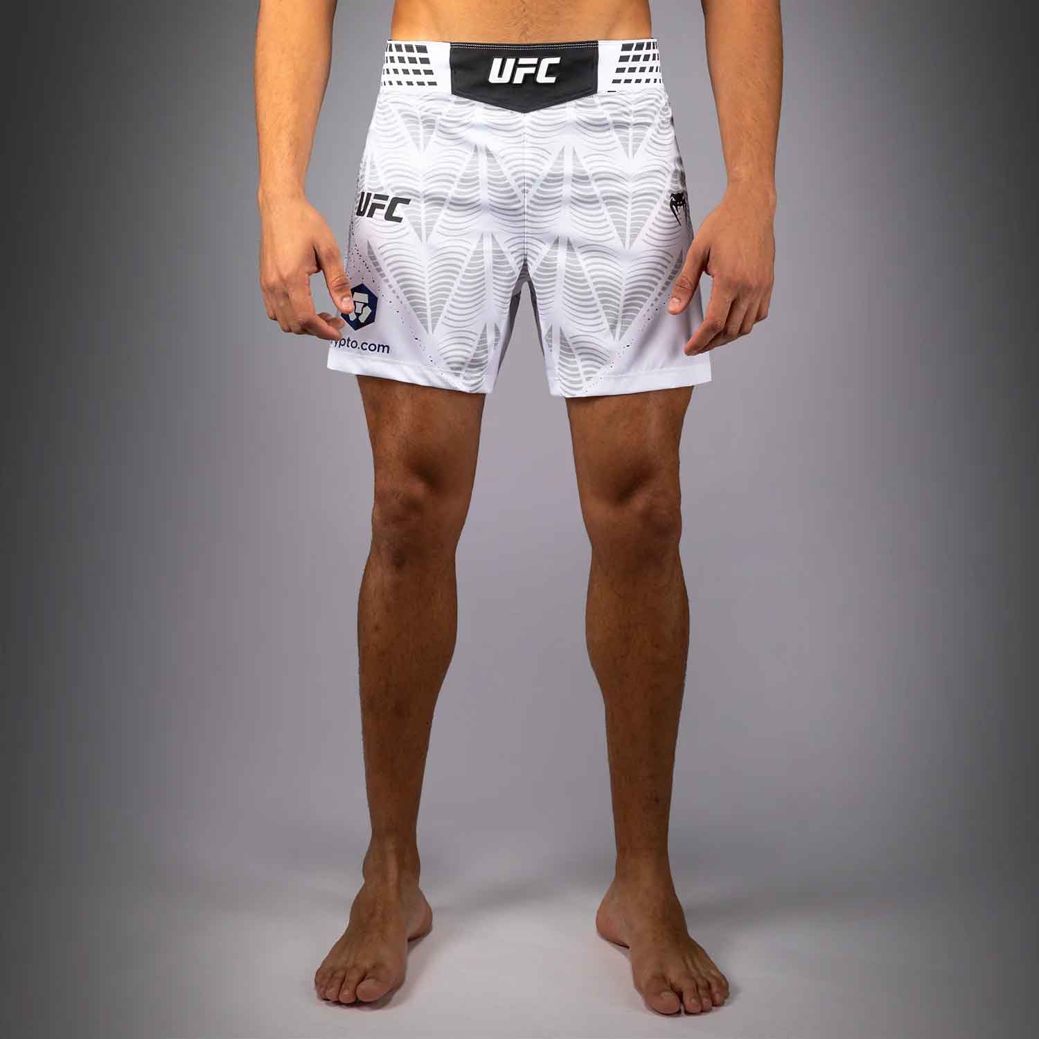 UFC Zenith by Venum Authentic Fight Night Men's White Short Fit Short／UFC ゼニス by Venum オーセンティック ファイトナイト メンズ ホワイト ファイトショーツ ショートフィット