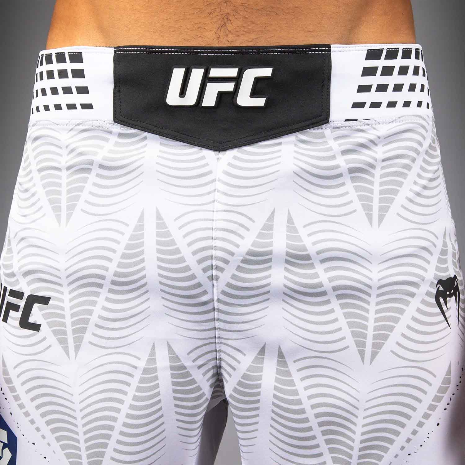VENUM／ヴェナム　ファイトショーツ　　UFC Zenith by Venum Authentic Fight Night Men's White Short Fit Short／UFC ゼニス by Venum オーセンティック ファイトナイト メンズ ホワイト ファイトショーツ ショートフィット
