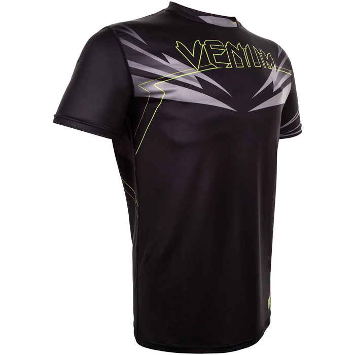 VENUM／ヴェナム　Tシャツ　　SHARP 3.0 DRY TECH／シャープ 3.0 ドライテック（黒／ネオイエロー）