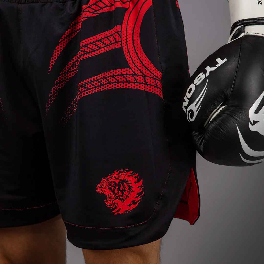 VENUM／ヴェナム　ボクシングショーツ　　Venum x Mike Tyson Tiger Boxing Shorts／ヴェナム×マイク・タイソン タイガー ボクシングショーツ（ブラック）